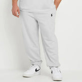 polo slim fit plus size light grey summer trouser for men
